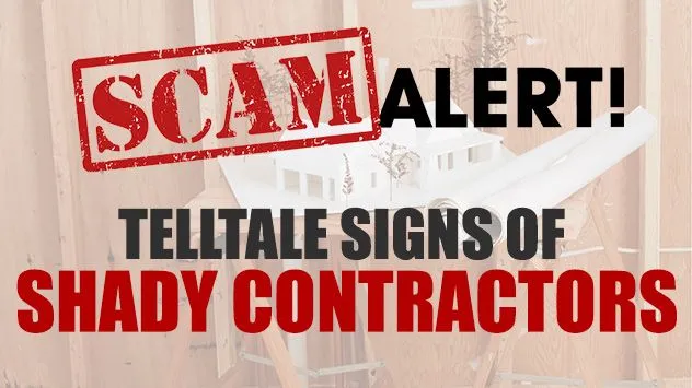 Construction scams alert