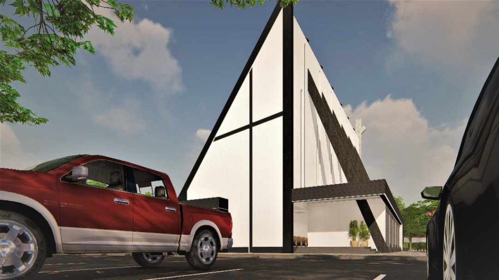 Modern church design — gallery image